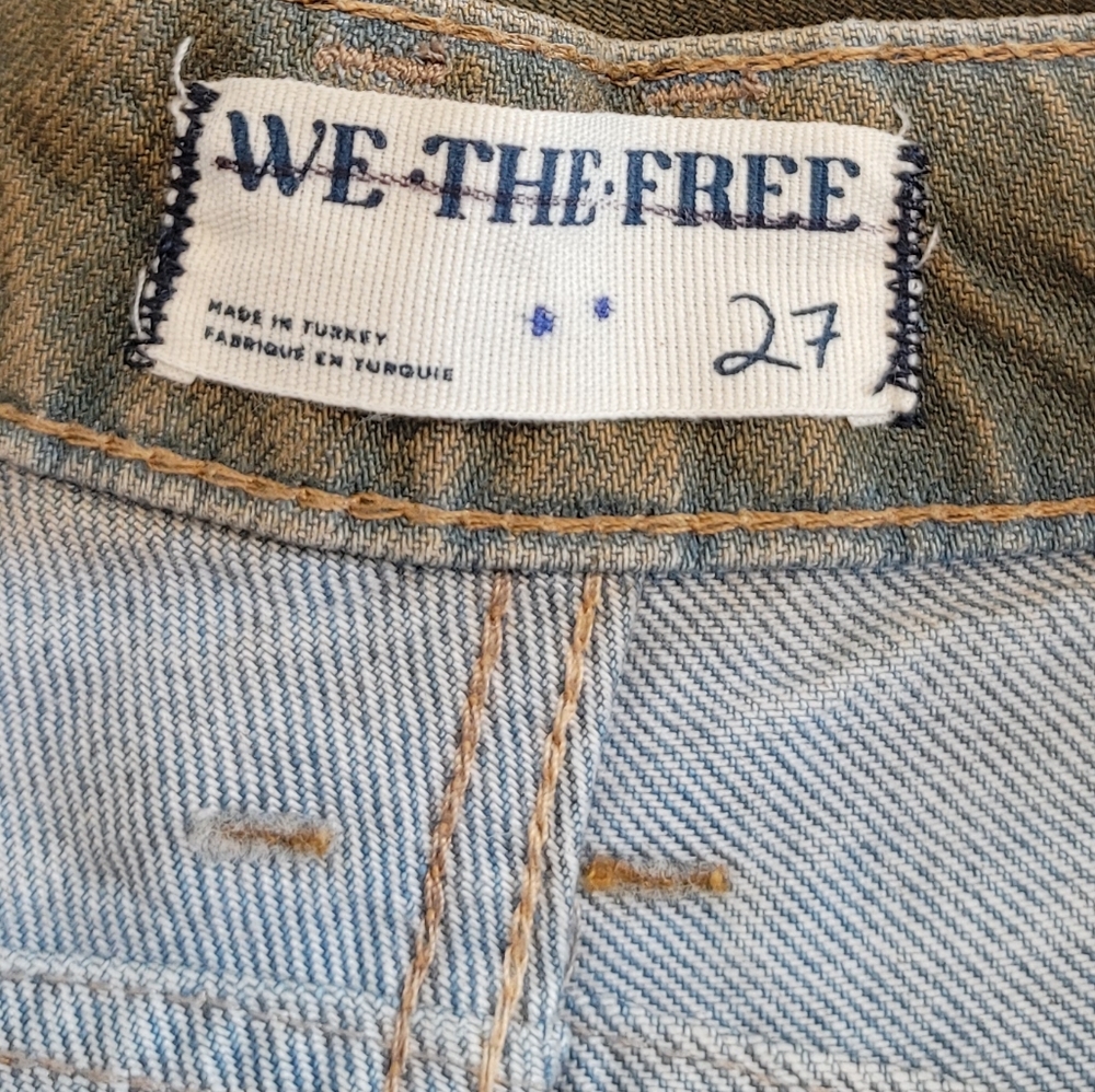 🆕️ Free People Good Luck Coated Barrel Jeans - Picture 4 of 14